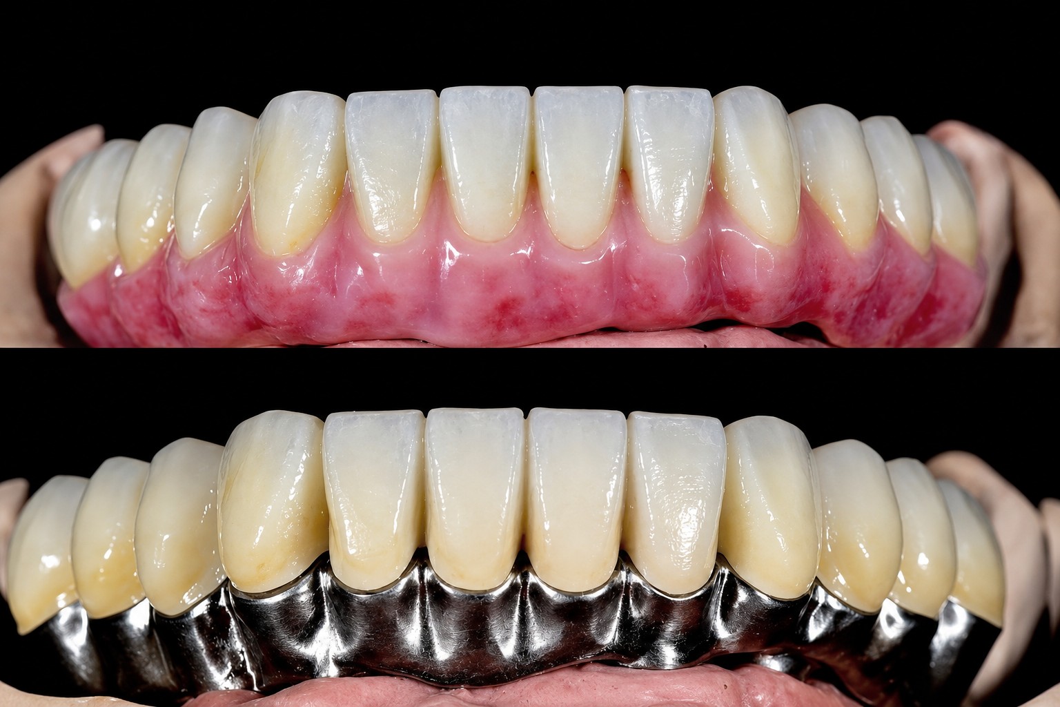 Thimble with Aesthetic Zirconia